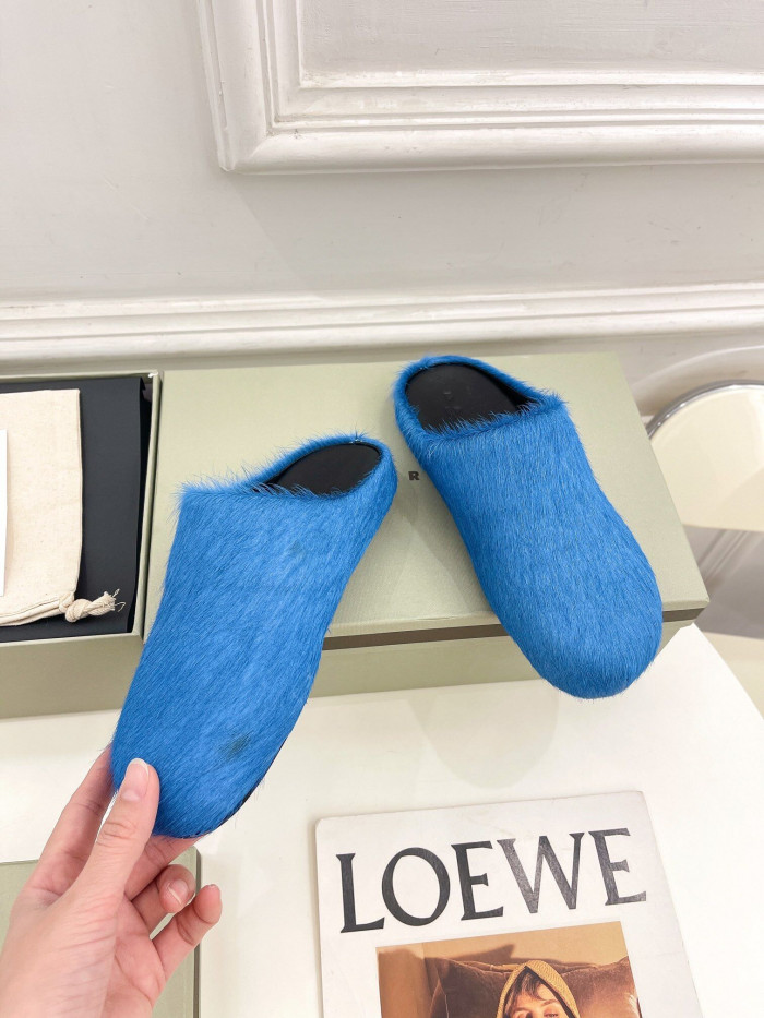marni fussbett sabot loafers 231379m21