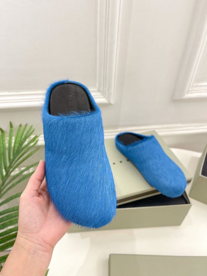 marni fussbett sabot loafers 231379m21