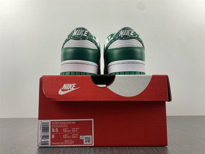 nike dunk low wmns green paisley dh4401-102