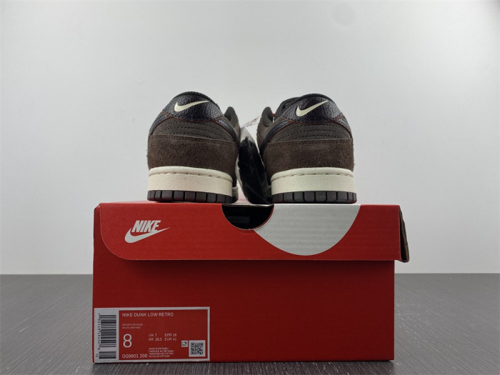 nike dunk low baroque brown orange dq8801-200