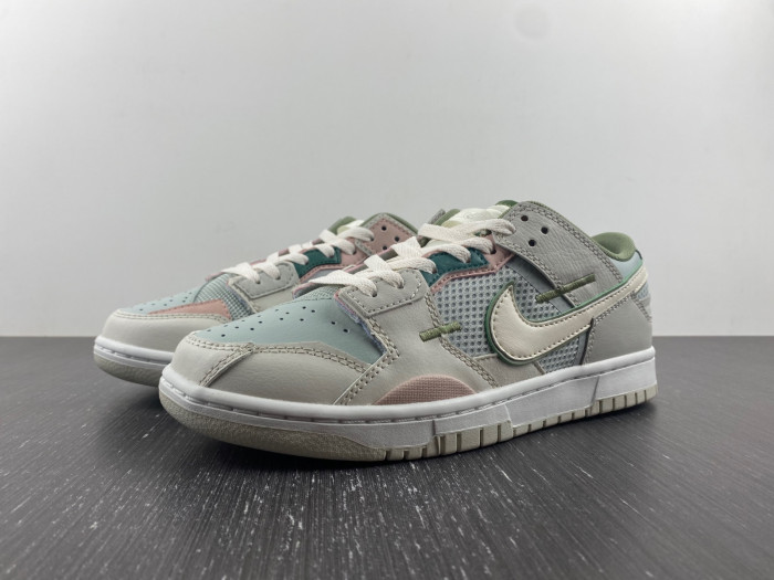 nike dunk scrap grey haze phantom - dm0802-001