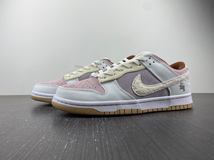 nike dunk low year of the rabbit brown fd4203-21
