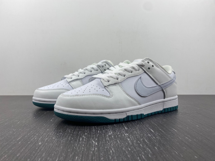 nike dunk low white green grey fd9911-101