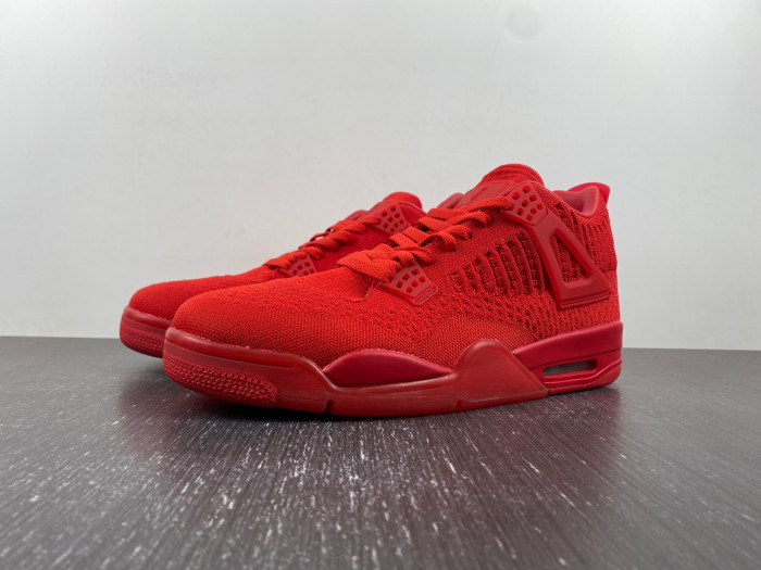 air jordan 4 flyknit “red” aq3559-600