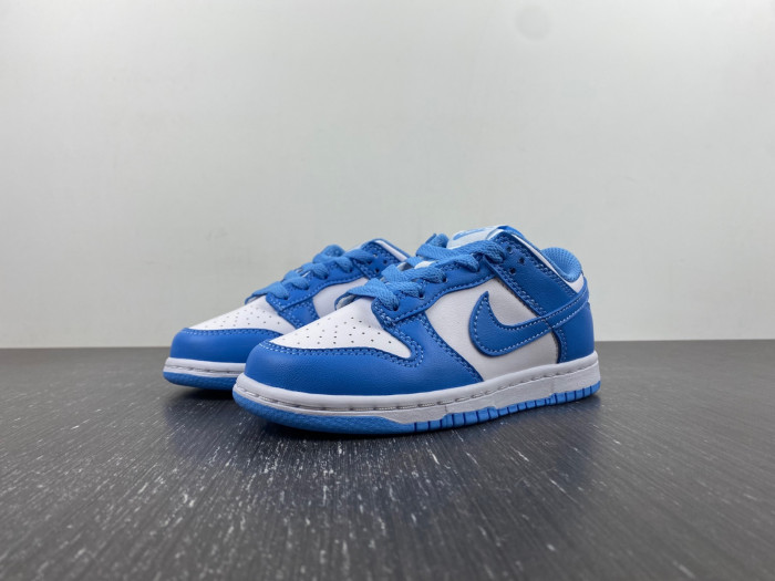 kids nike dunk low ''university blue'' cw1588-103