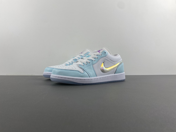 air jordan 1 low se gs ''glacier blue'' hj3481-491