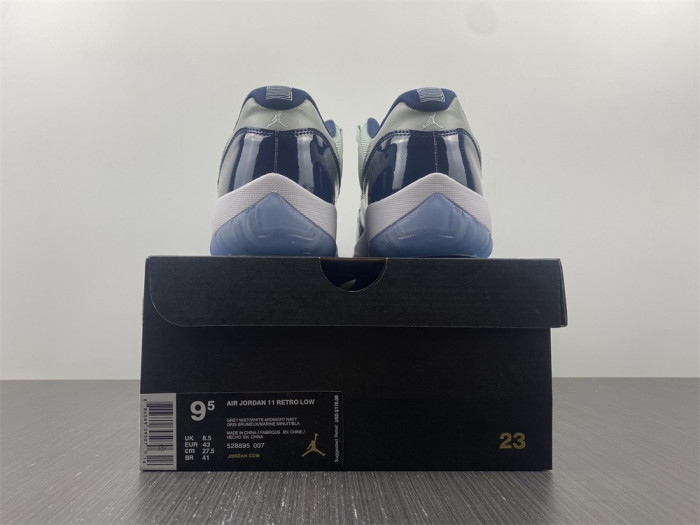 air jordan 11 retro low georgetown - 528895-007