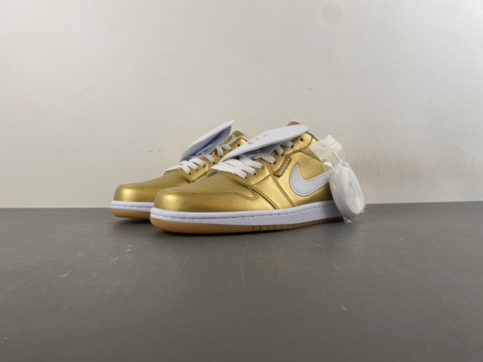 Air Jordan 1 Low 'Gold Tiempo' IR2304-703
