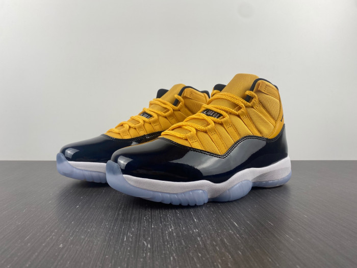 air jordan 11 retro yellow and black ct8012-118