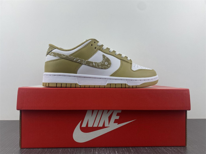 nike dunk low essential paisley pack barley (w) dh4401-104