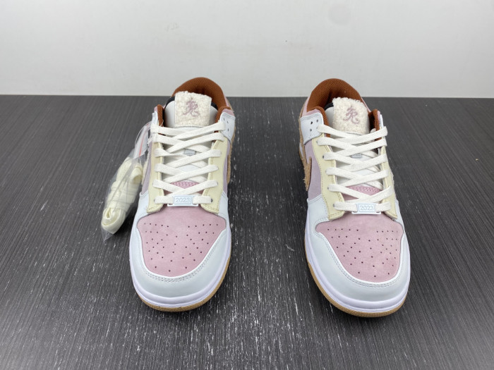 nike dunk low year of the rabbit brown fd4203-21