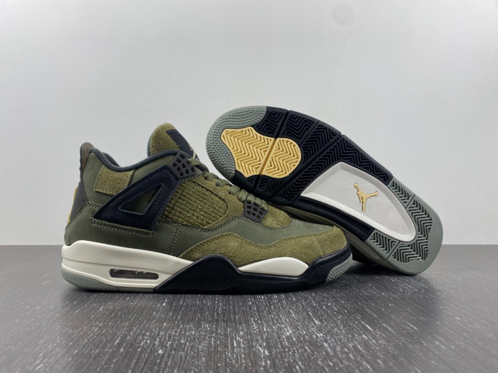 air jordan 4 craft "medium olive" fb9927-200