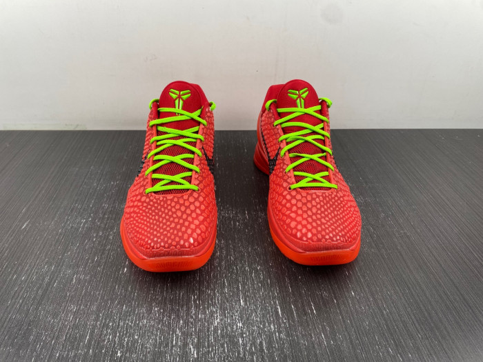 nike kobe 6 protro reverse grinch fv4921-600