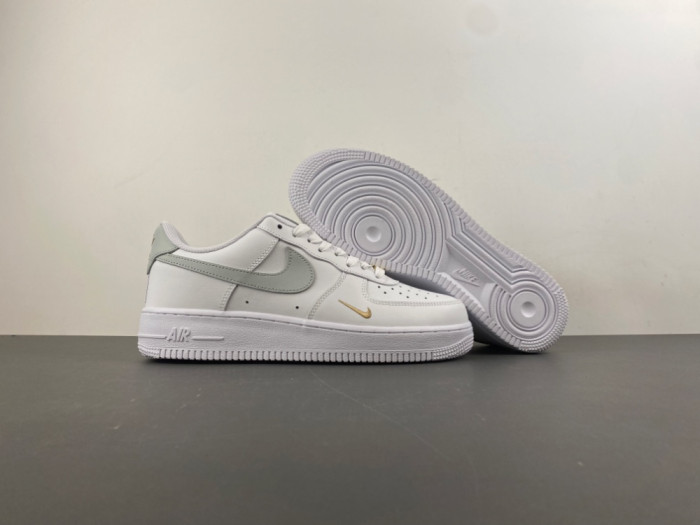 Nike Air Force 1 Low White Grey Gold (Women