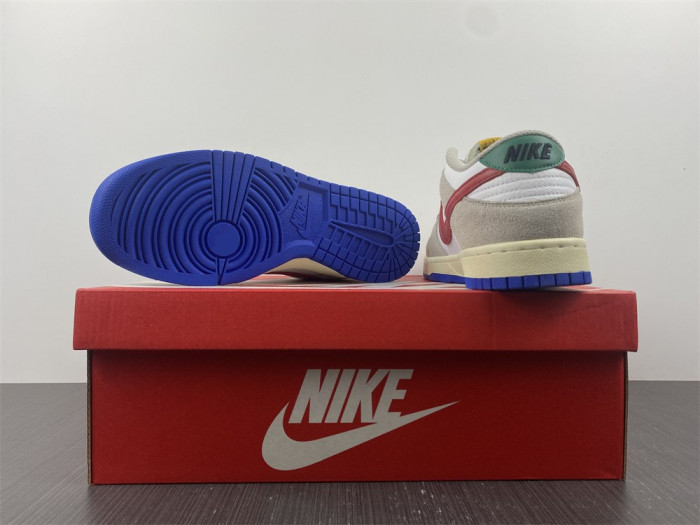 nike sb dunk low retro prm dark blue red gold dx6037-781