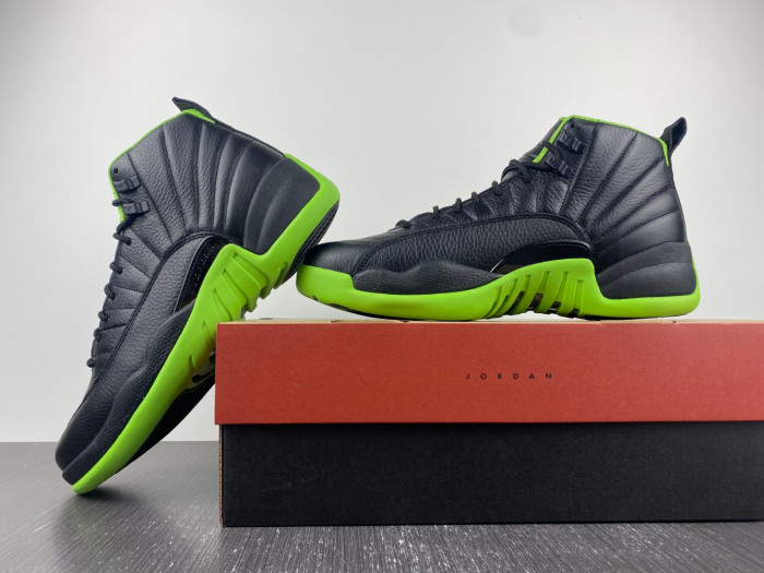 Air Jordan 12 Black Neon Green AJ12-052