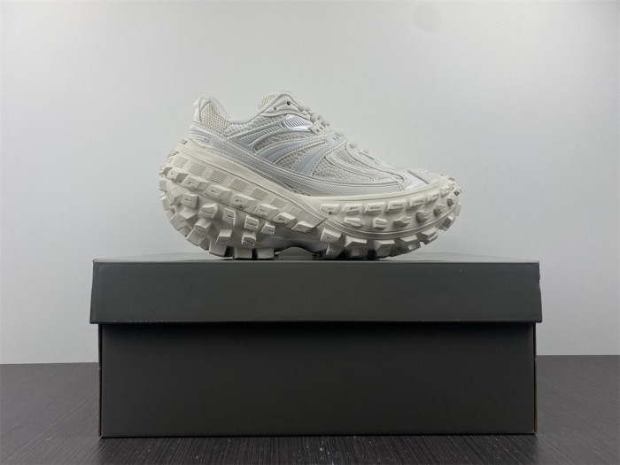 blcg defender rubber platform sneakers white