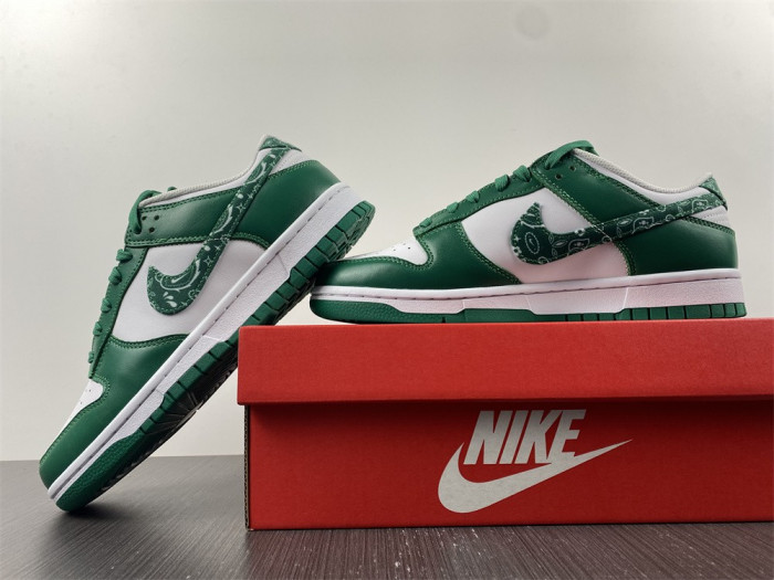 nike dunk low wmns green paisley dh4401-102