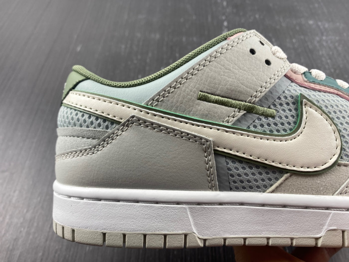 nike dunk scrap grey haze phantom - dm0802-001
