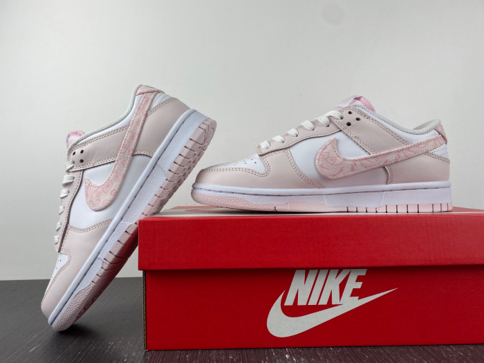 nike dunk low "pink paisley" fd1449-100