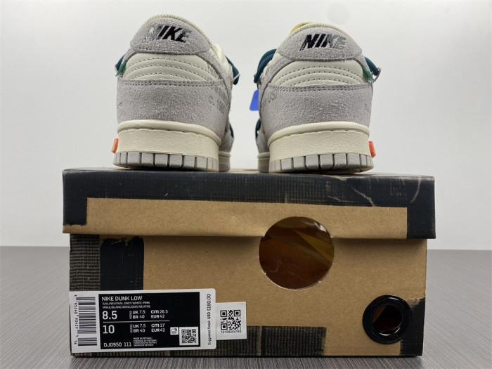 nike dunk low ofw of16 - dj0950-111