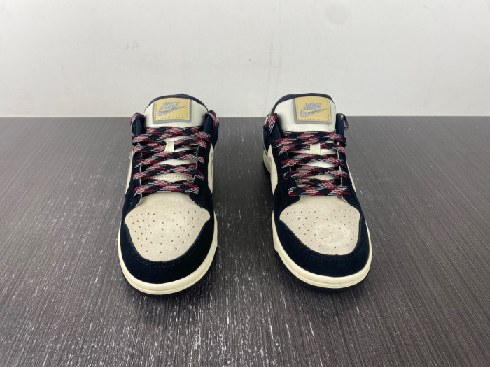 nike dunk low "navy suede" dv3054-001