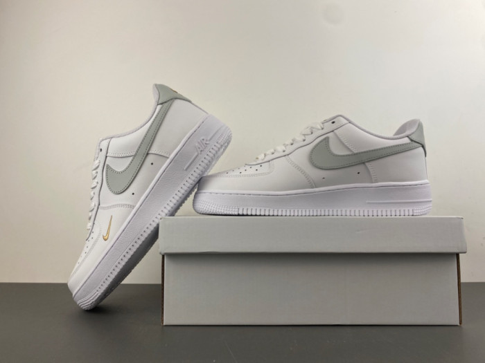 Nike Air Force 1 Low White Grey Gold (Women
