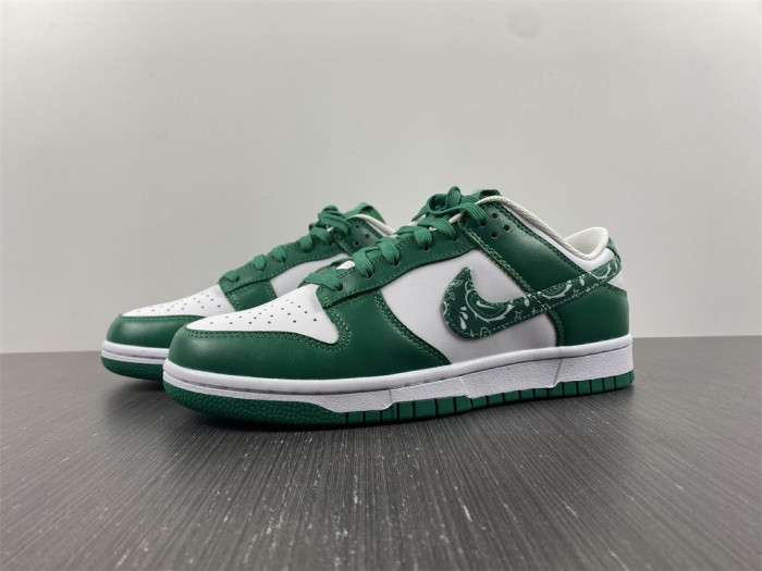 nike dunk low wmns green paisley dh4401-102