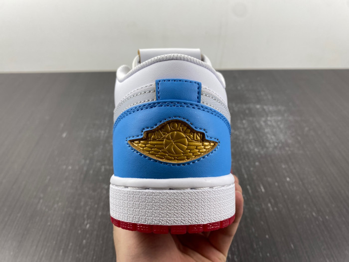 air jordan 1 low gs white university blue fn8895-141