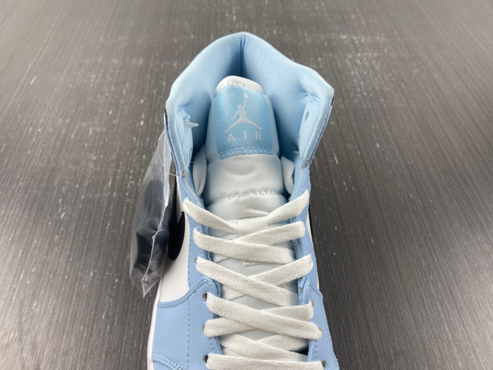 jordan 1 mid ice blue (gs) - 555112-401