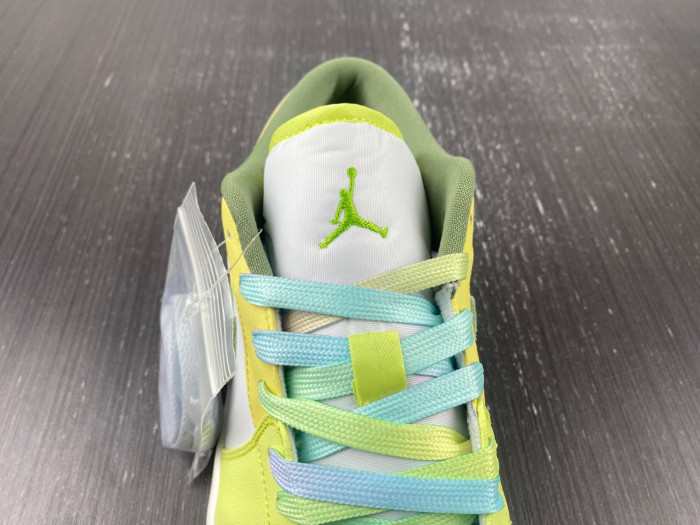 jordan 1 low sail white oil green - fd9906-131
