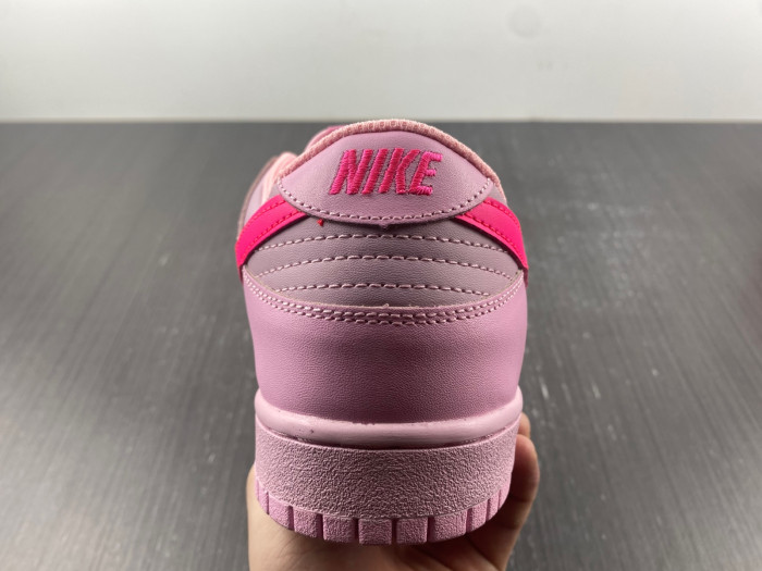 nike dunk low triple pink (ps) - dh9756-600
