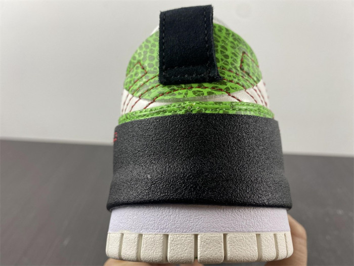nike dunk low disrupt 2 green snakeskin dv1491-101