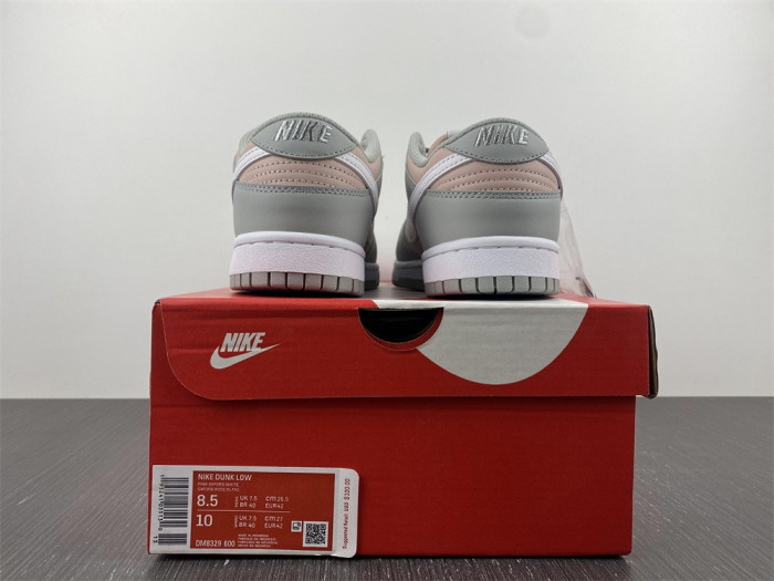 nike dunk low pink oxford (w) dm8329-600