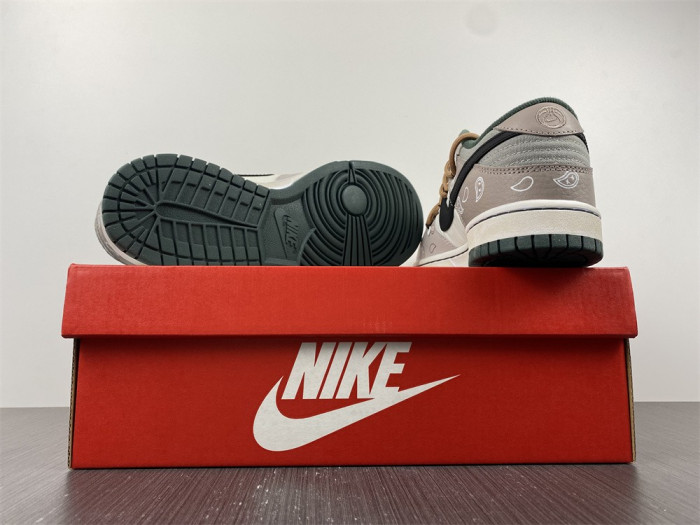 nike dunk low se sail multi-camo - dh0957-100