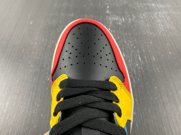 air jordan 1 low se black multi-color (w) - dn3739-060