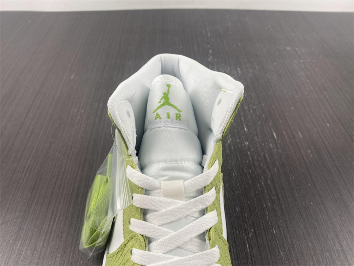 air jordan 1 mid green python (w) - dv2959-113
