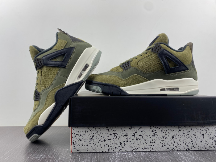 air jordan 4 craft "medium olive" fb9927-200
