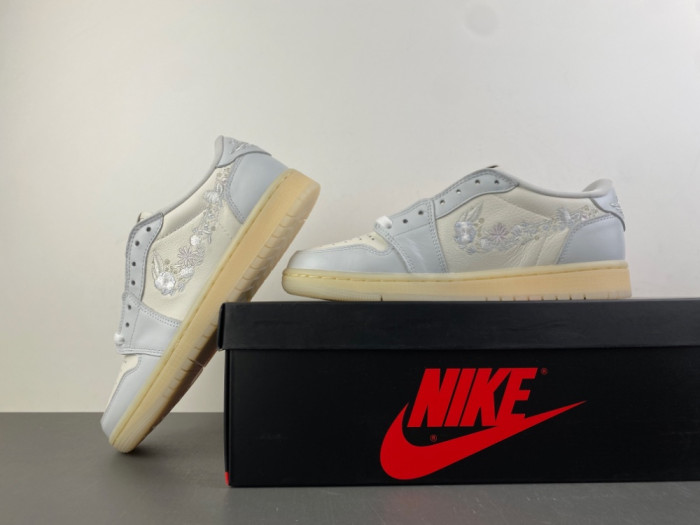 Air Jordan 1 Retro Low OG Rabbit Floral Swoosh IF4391-100