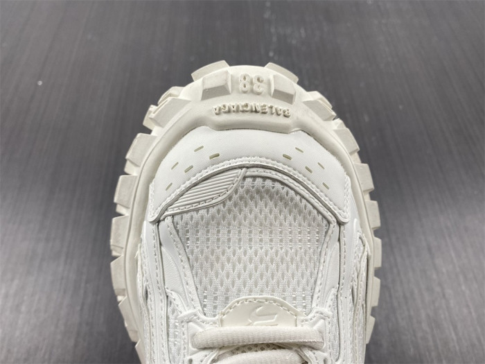 blcg defender rubber platform sneakers white