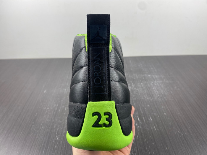 Air Jordan 12 Black Neon Green AJ12-052