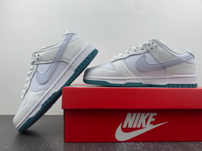 nike dunk low white green grey fd9911-101