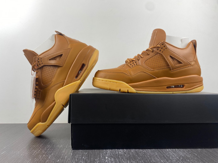 jordan 4 retro ginger wheat men