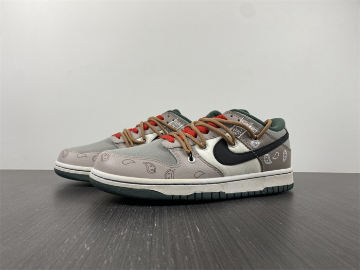 nike dunk low se sail multi-camo - dh0957-100