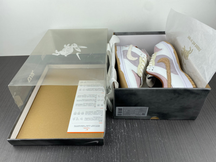nike dunk low year of the rabbit brown fd4203-21