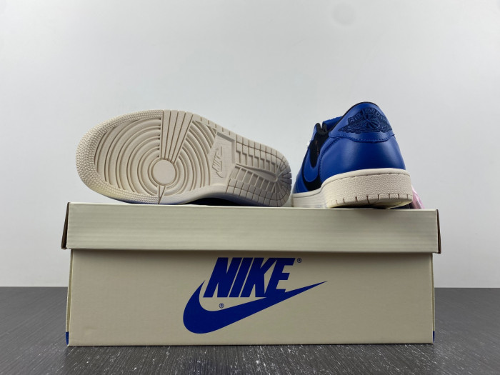 travis scott x air jordan 1 low blue and black dm7866-225