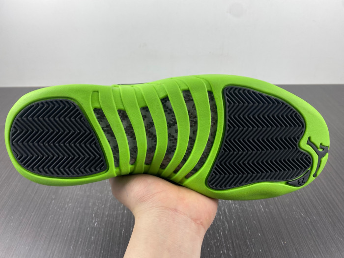 Air Jordan 12 Black Neon Green AJ12-052