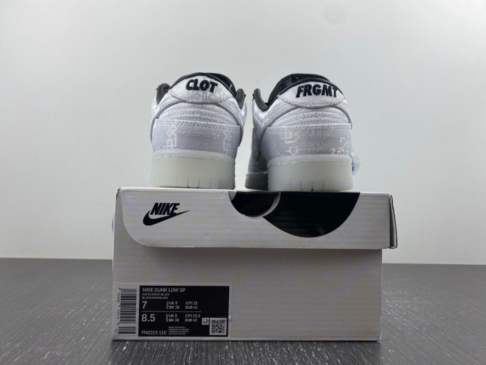 clot x fragment x nike dunk low fn0315-110