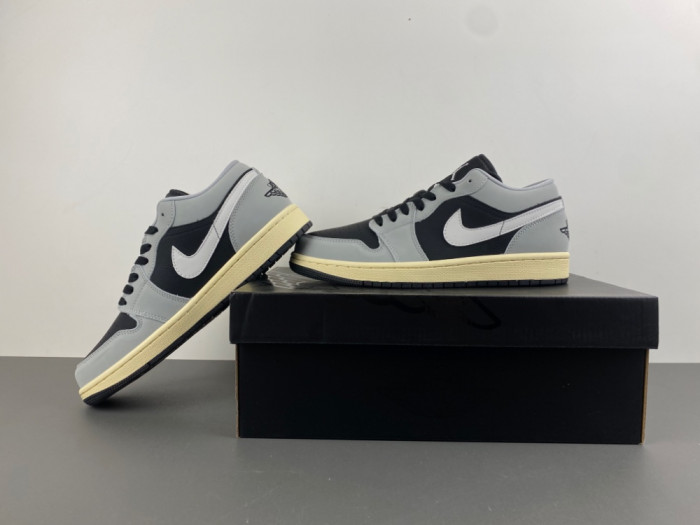 Air Jordan 1 Low Light Smoke Grey Off Noir HQ2010-012