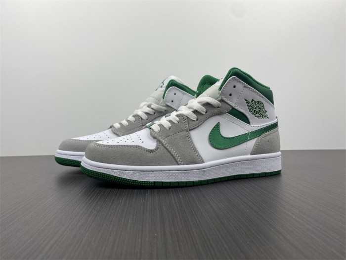 air jordan 1 mid se ''grey pine green'' - dc7294-103